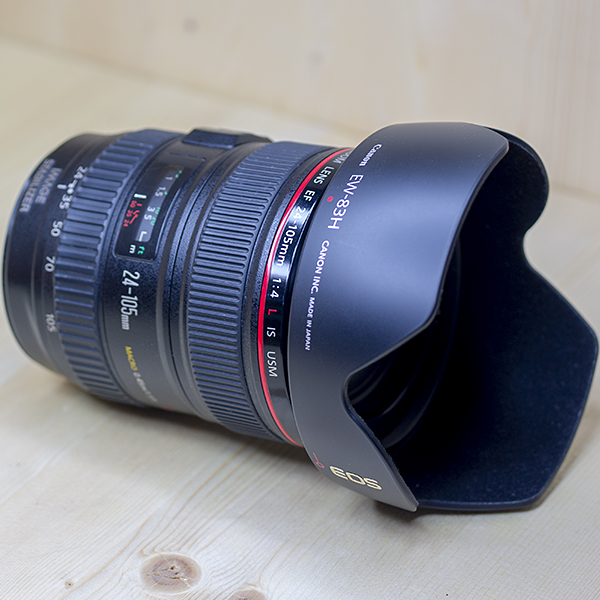 캐논 Canon EF 24-105mm 1:4L IS USM 정품 박스 후드 .생산년도UA04**/97%