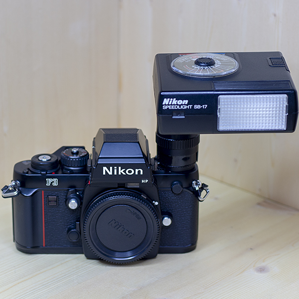니콘 Nikon F3 AF HP Body+MB-4+SB17.하프케이스 SLR Film Camera /97%