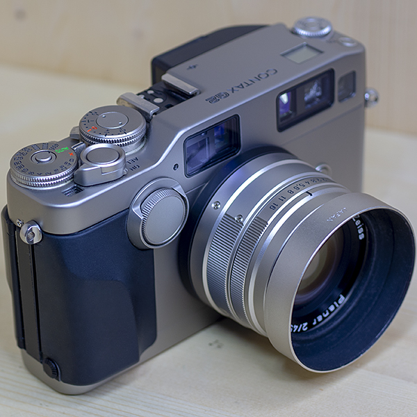 콘탁스 Contax G2 + Carl Zeiss palnar 45mm F2 T* (후드,필타.케이스.스트랩포함)/98%