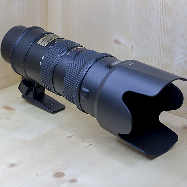 니콘 Nikon AF-S Nikkor 70-200mm F2.8G ED VR 정품(후드)/95%