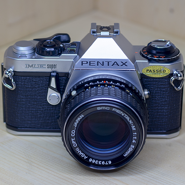 펜탁스 PENTAX ME Super +SMC PENTAX-M 50mm 1:1.4 UV필타.스트렙/97%