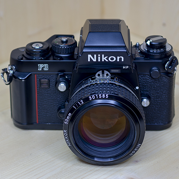 니콘 Nikon F3 HP +MF Nikkon 50mmF1:1.2ais Film Camera /97%