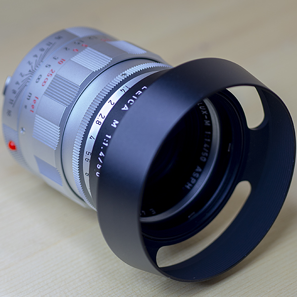 라이카 SUMMILUX-M 50mm F1.4 ASPH LHSA 11268 후드.라이카MP3용/95%