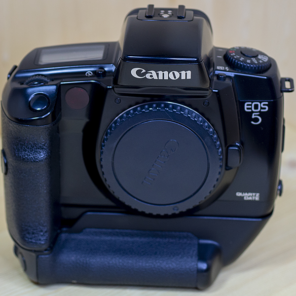 캐논 Canon Eos 5 QD Body + VG-10 Grip SLR Film Camera/95%