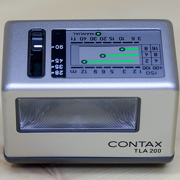 콘탁스 후레쉬 Contax TLA200 Shoe Mount Flash 콘탁스 G1,G2용(케이스포함)/98%