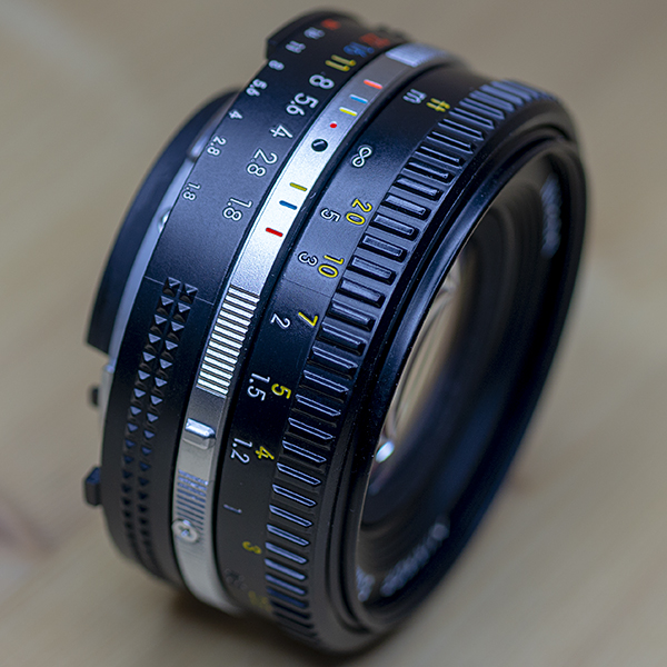 니콘 Nikon NIKKOR MF 50mm 1:1.8 Ais  /95%