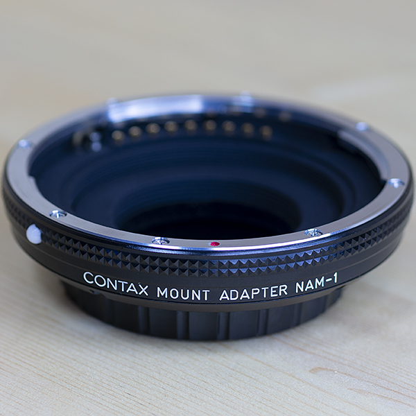 콘탁스  Contax 렌즈변환어댑터 NAM-1 N1바디-콘탁스645렌즈 /95%