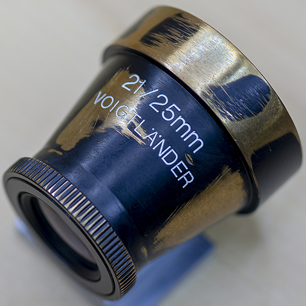 보이그랜더 Voigtlander 21/25mm FINDER Black 95%