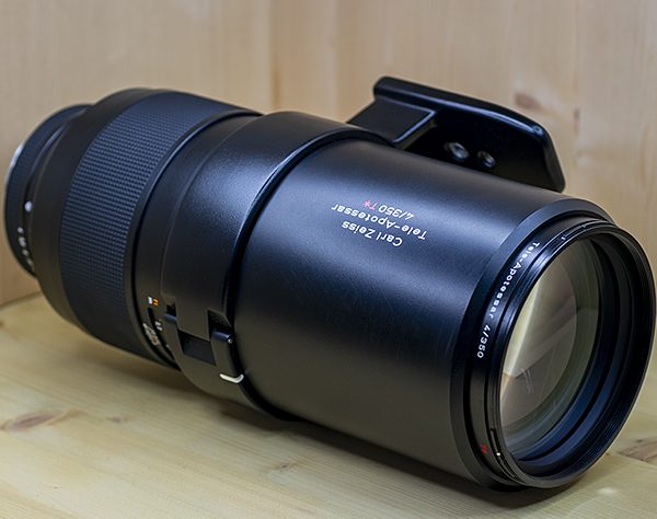 콘탁스 Contax Carl Zeiss Tele-Apotessar 350mm F4 T* 645용 (후드, 케이스포함) /95%