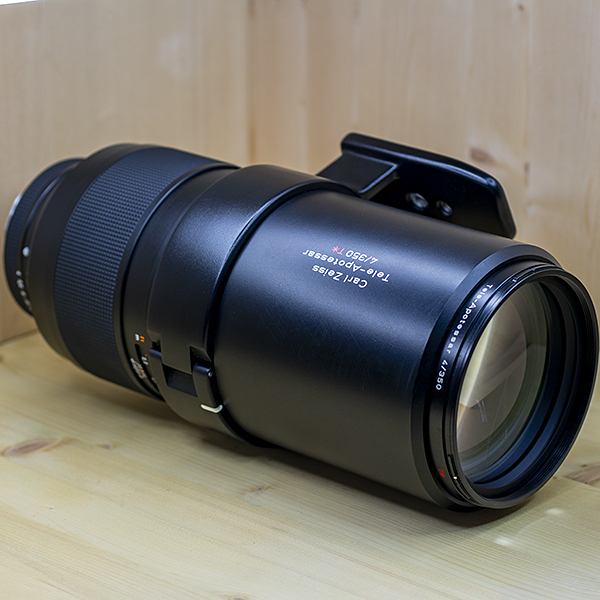 콘탁스 Contax Carl Zeiss Tele-Apotessar 350mm F4 T* 645용  (후드, 케이스포함)  /95%