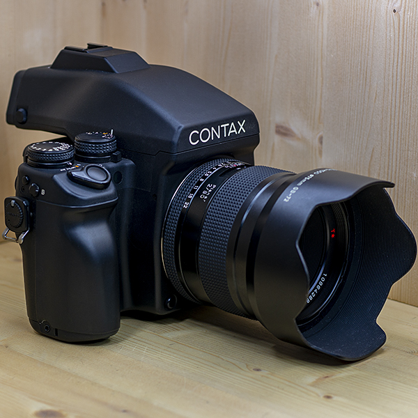 콘탁스 Contax 645 + Planar 80mm F2 T* (후드,스트랩포함)/98%