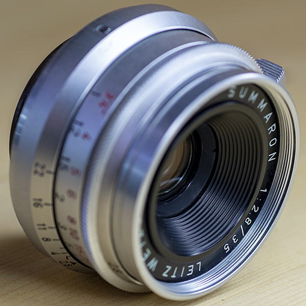 라이카 Leica Leitz Summaron 35mm 1:2.8 L/M마운트.변환아답터/95%