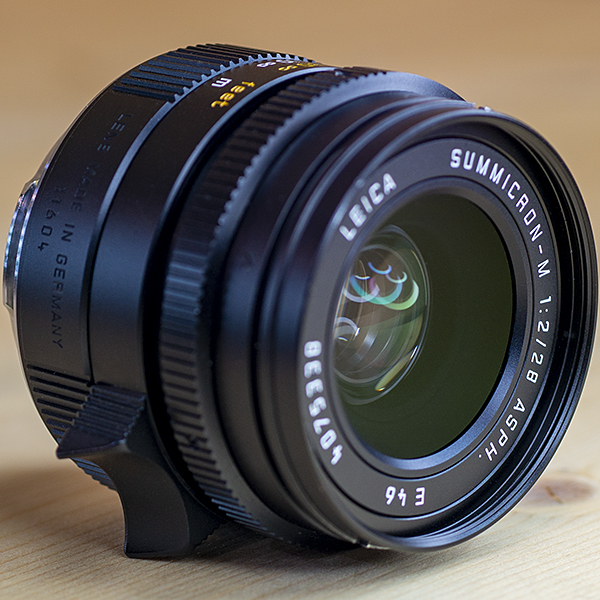 라이카 Leica Summicron-M 28mm 1:2 ASPH. E46 (후드,케이스포함)/98%