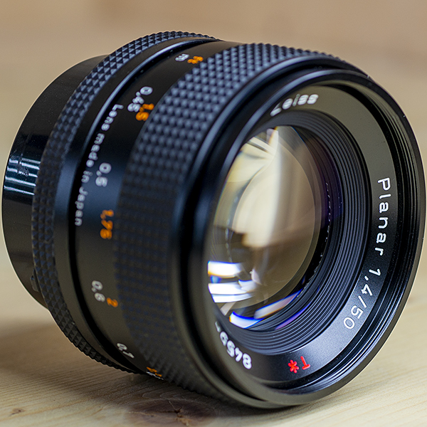 콘탁스 Contax  Planar 50mm F1.4 T*  CY 마운트 MMJ /97%