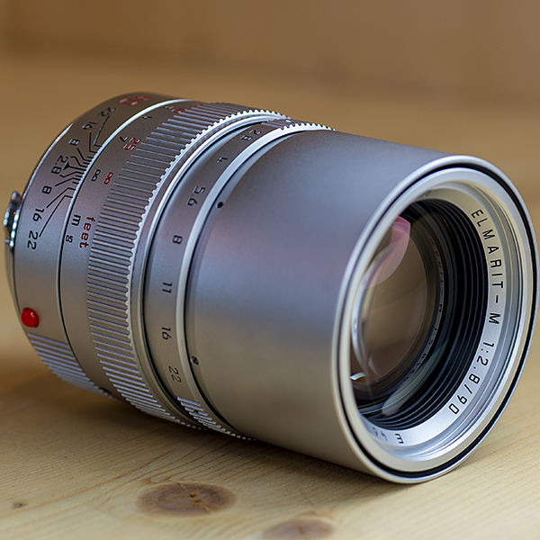 라이카 Leica Elmarit-M 90mm 1:2.8 E46 Silver/98%