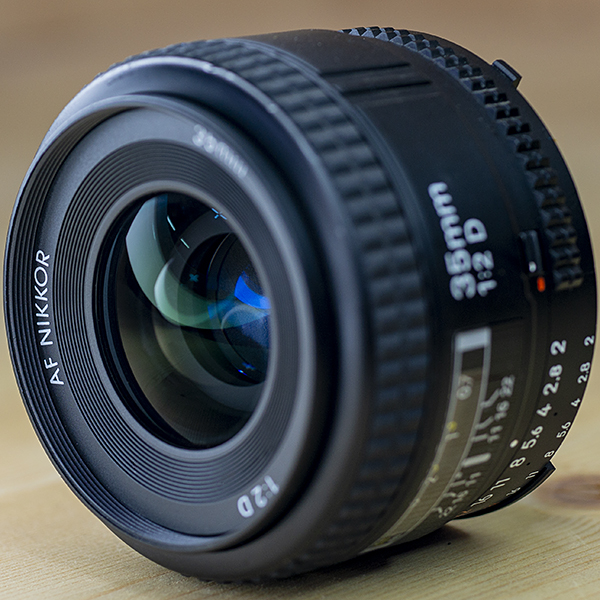 니콘 Nikon AF NIKKOR 35mm F2D 정품/95%