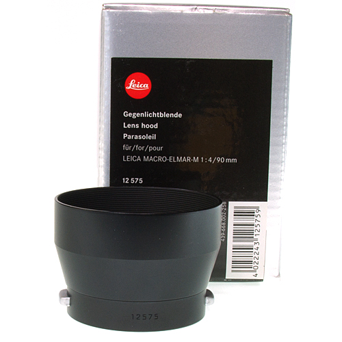 라이카 후드 Leica Hood 12575 Macro-Elmar-M 1:4/ 90mm IUFOO 정품 (박스풀셋트)/미사용품
