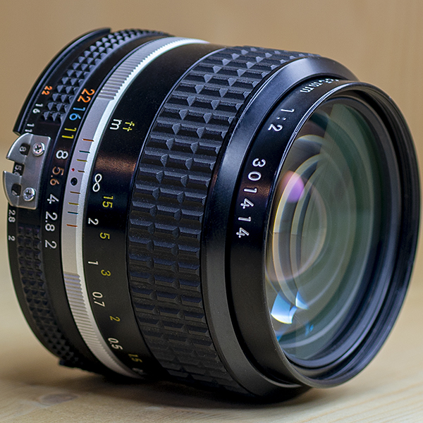 니콘 Nikon NIKKOR MF 35mm 1:2 Ais  후드/95%