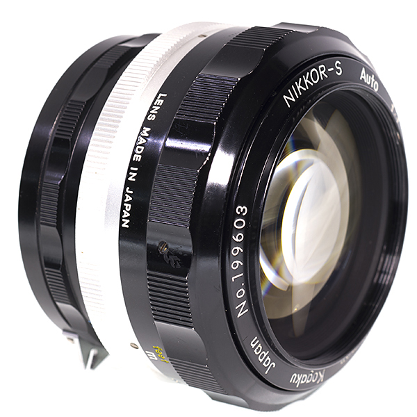 니콘 NIKON MF Nikkor-S Auto f=55mm 1:1.2 Kogaku (후드,UV필터포함) /93%