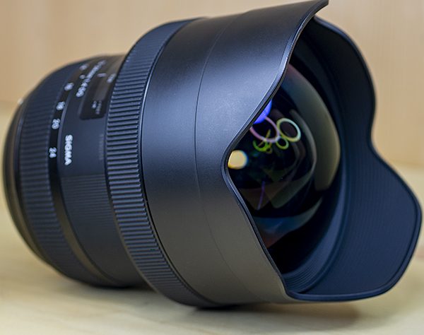 시그마 SIGMA art 12-24mm F4 DG HSM 케이스. 니콘용/95%