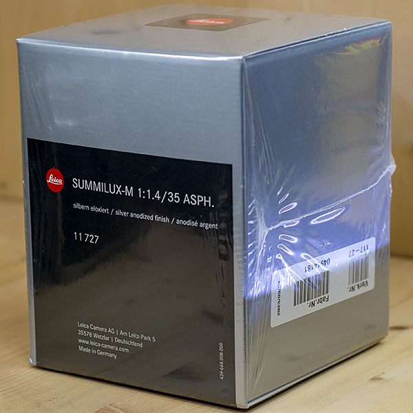 라이카 LEICA Summilux-M 35 f/1.4 ASPH II Silver, chrome-plated 정품박스 미개봉