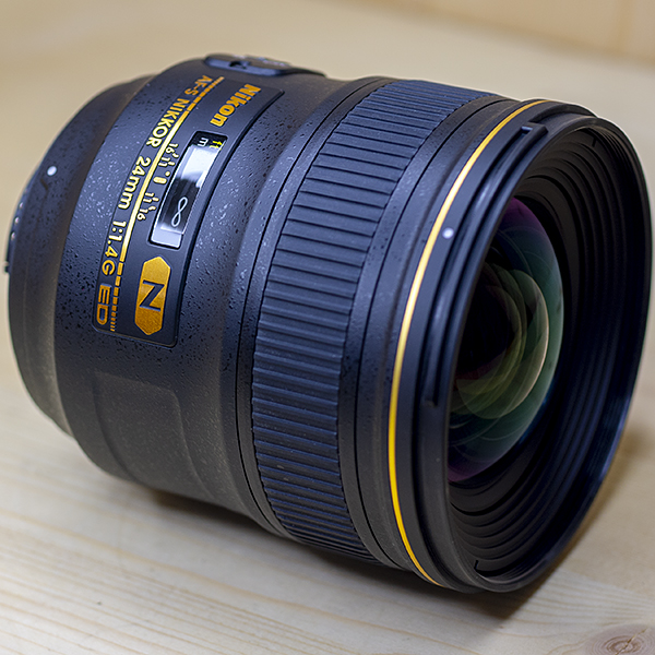니콘 Nikon AF-S NIKKOR 24mm F1.4G ED후드포함(정품박스셋트)98%