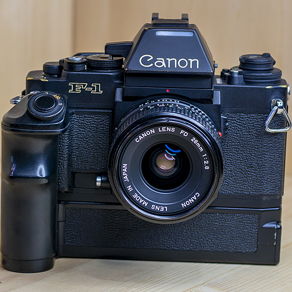 캐논 Canon New F-1 + FD28mm F1:2.8필타+AEMOTER DRIVE /90%