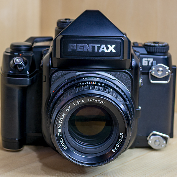 펜탁스 Pentax 67II + SMC PENTAX 105mm F1:2.4 스트랩/97%