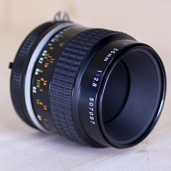 니콘 Nikon MF Micro-NIKKOR 55mm F2.8 Ais 매크로렌즈/95%
