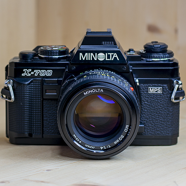미놀타 Minolta X700 MPS + MD50mm F1:1.4 (UV필터,스트랩포함)/97%