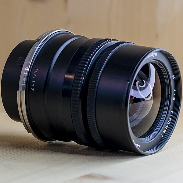 마미야 Mamiya 65mm F1:4 L N( 7.7II용) 후드포함95%