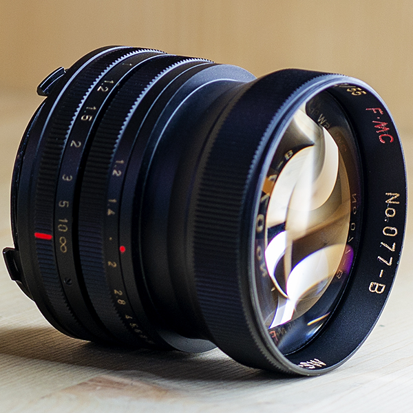 미야자키 MS-Optics ltemElnomxlm-55mm F1.2 F-MC 라이카 M마운트.박스셋트(후드포함)200/77/98%