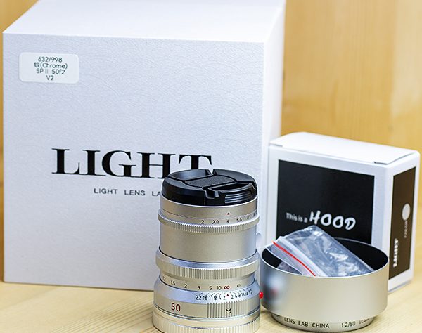 라이트 Light Lens LAB M 50mm f2 Speed Panchro II Silver/미사용신품