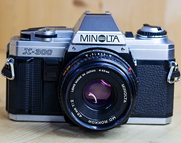 미놀타 Minolta X300 + MD RokkoR 45mm 1:2(UV필터,스트랩포함)/92%