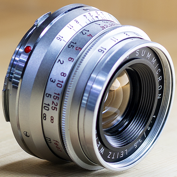 라이카 Leica Summicron 35mm F2 M마운트 8 Elements Ver.1 6군8매 1세대 no1970***./97%