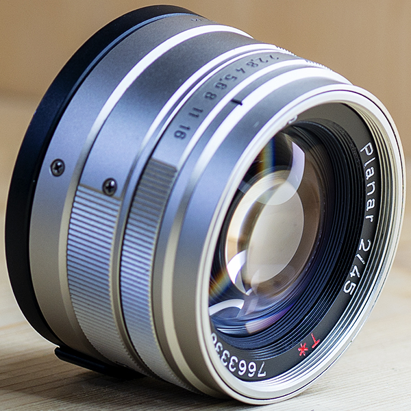 콘탁스 Contax G용 Carl Zeiss Planar T* 45mm F2 /95%