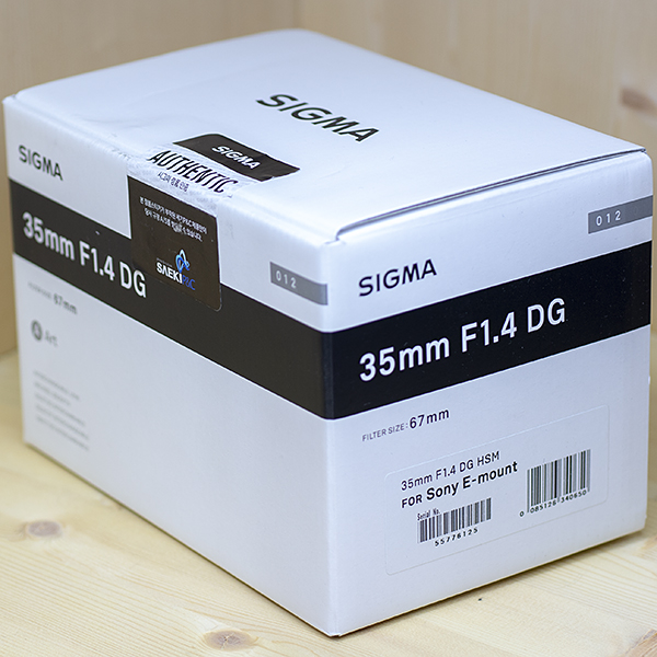 시그마 SIGMA Art 35mm F1.4 DG HSM 소니E마운트/미사용품 (세기정품)