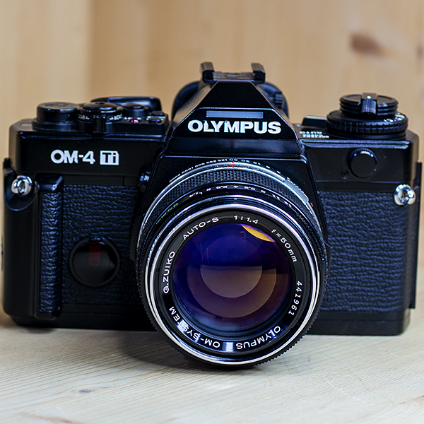 올림프스 Olympus OM-4 Ti+AUTO-S 50mmF1:1.4.케이스/95%