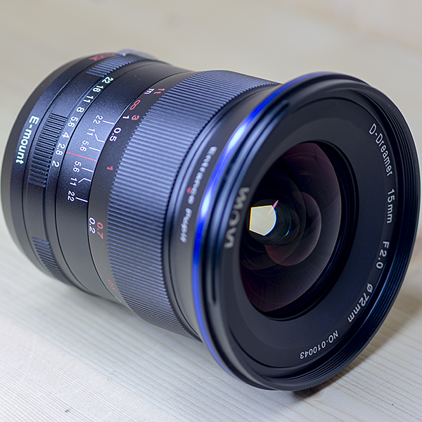 라오어 Laowa 15mm f/2 Zero-D 정품박스 소니E-mount/후드/98%