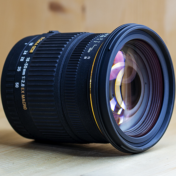 시그마 Sigma 18-50mm F2.8 EX DC MACRO 시그마용 (케이스,후드포함,박스풀셋트)/98%