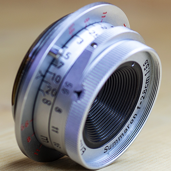 라이카 Leica Summaron-L 28mm F5.6 no1231**/(1954년 초기생산)/95%