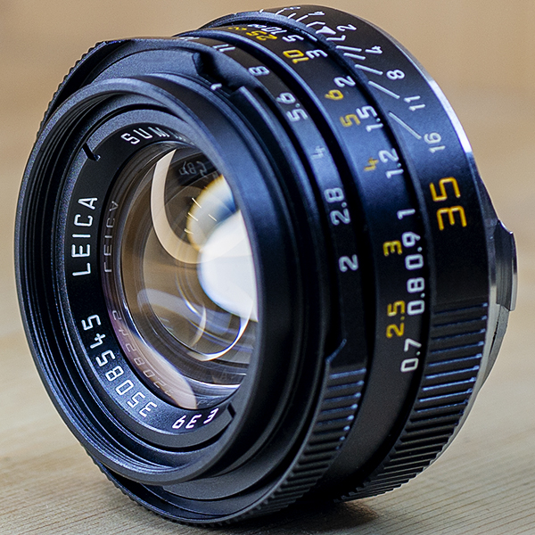 라이카 Leica Summicron-M 35mm F1:2 of Bokeh 7 element 4세대 GERMANY.후드 / 98%