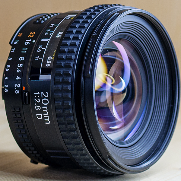 니콘 Nikon AF NIKKOR 20mm F2.8D/98%