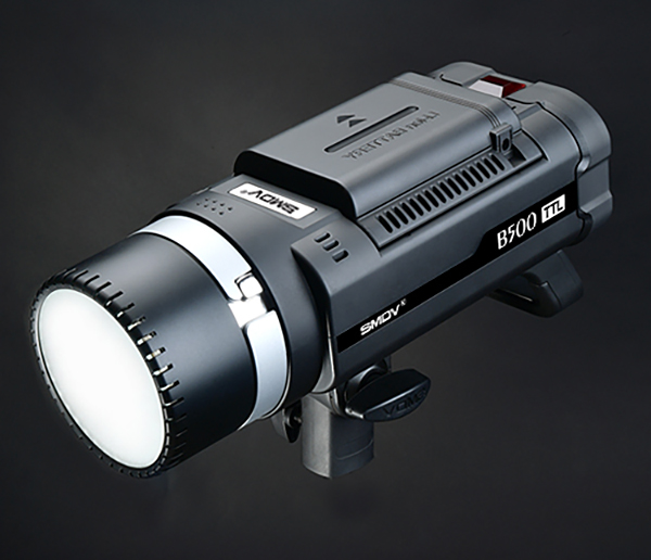 SMDV B500 TTL 순간광 스트로보 조명 배터리형 고속 동조
