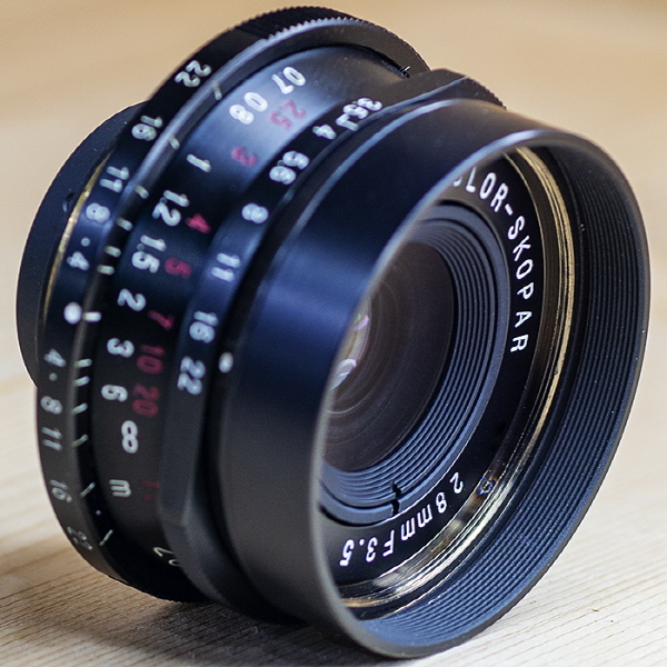 보이그랜더 Voigtlander Color-Skopar 28mm F3.5 black 후드/97%