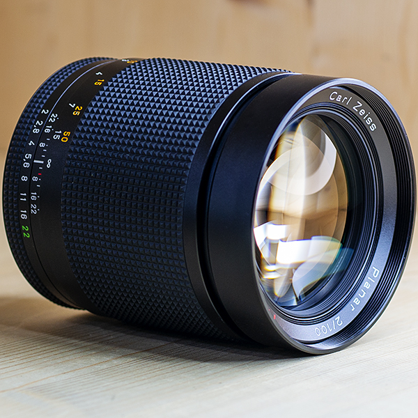 콘탁스 Contax Carl Zeiss Planar 100mm F2 T* CY마운트 MMJ /98%