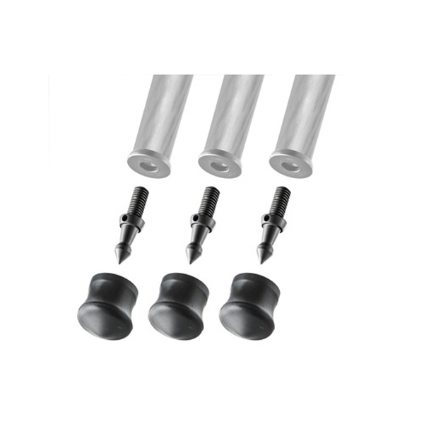 GITZO 짓조 GSF38S Shot spike + rubber foot 38mm, 3PCS