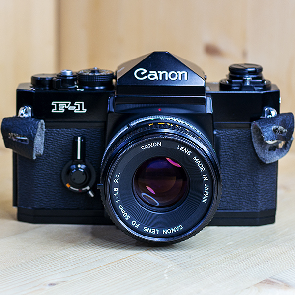 캐논 Canon F-1 + FD50mm F1:1.8 S.C SLR Film Camera/95%