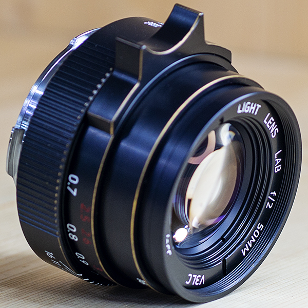 Light Lens Lab M 50mm f2 (Elcan) V3LC Black.케이스/98%