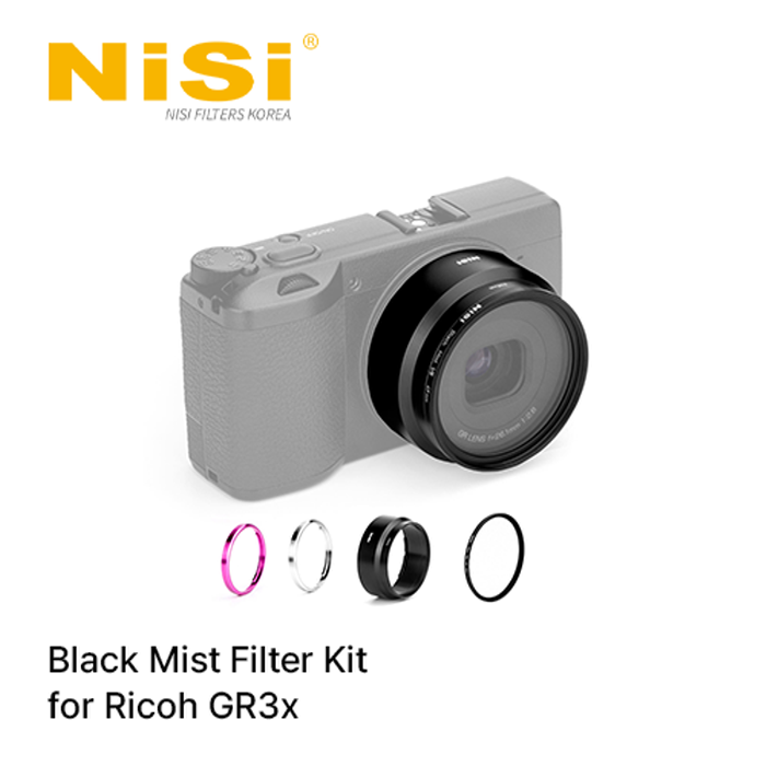 니시 NiSi Filters Ricoh GR3x용 블랙 미스트 필터 킷 | Black Mist Filter Kit for Ricoh GR3x